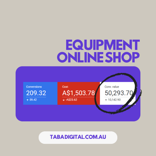 TABA Digital Google Ads Reviews Results - equipment